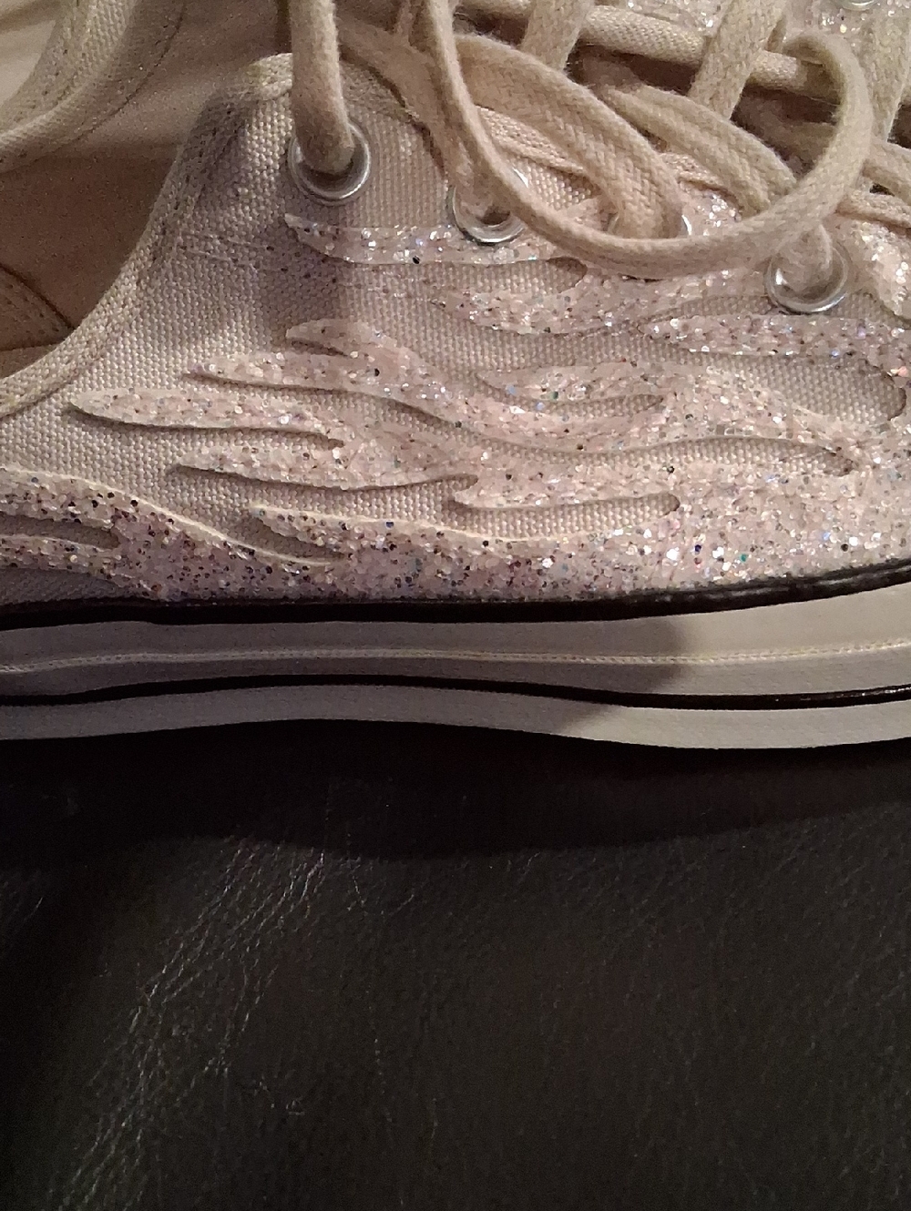Ladies Glitter Converse - Picture 3 of 5